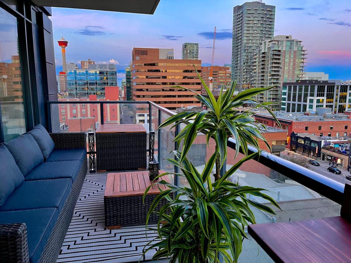 Luxury Dt, 2 Bedroom Deal, Private Balcony, Full Kitchen, Gym - Free Parking YYC Eksteriør bilde